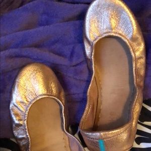 EUC rose gold glam Tieks size 8